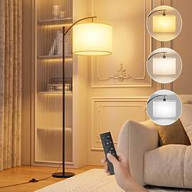 Yeeklab Stehlampe Wohnzimmer mit Fernbedienung, 3