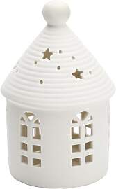 Yeerockal Keramic Xmas Dekohaus mit LED