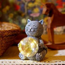 Yeomoo Katzendeko mit LED leuchtendem Ball -