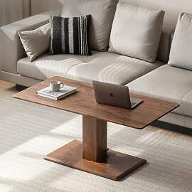 YESWOOD Couchtisch Höhenverstellbar aus