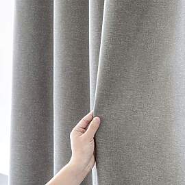 YEVDA Top Leinen Stoff Duschvorhang 240x200cm