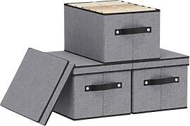 YheenLf 3 Stück Aufbewahrungsbox mit Deckel,