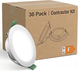 Yiahin 36er Set LED Einbaustrahler Flach 4W, 6000K 