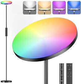 YICAIZI LED Stehlampe Wohnzimmer RGB Dimmbar, 36W