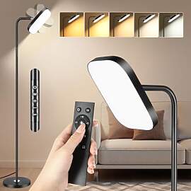 YICAIZI Stehlampe Wohnzimmer, 36W Deckenfluter LED 