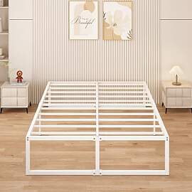 Yicensen Metallbett 160x190 cm mit Lattenrost