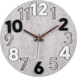 YiChZhe Holz Wanduhr Groß Modern 30 cm Ohne
