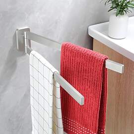 YIGII Doppelter Handtuchhalter 180° Drehbar,
