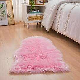 YIHAIC Faux Lammfell Schaffell Teppich, Kunstfell