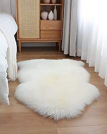 YIHAIC, Kunstfell, Teppich aus Schafsfell,
