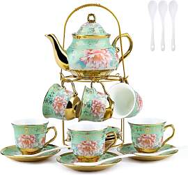 YIK TUNG Teeservice 20-teilig, Vintage Porzellan