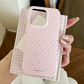 YIMAISZQ iPhone Pro Hülle13 14 15 16 Polka Dot