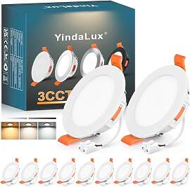 YindaLux LED Einbaustrahler 230V Dimmbar 5W 550LM