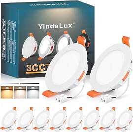 YindaLux LED Einbaustrahler 230V Dimmbar 5W 550LM