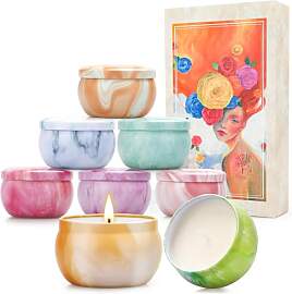 Yinuo Mirror Duftkerzen Geschenkset für Frauen,