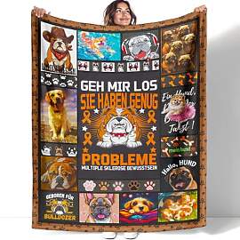 YISUMEI Hund Kuscheldecke 150x200cm, Niedliches