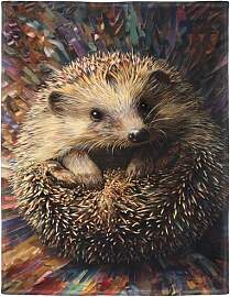 YISUMEI Kuscheldecke mit Igel Strecken, Super