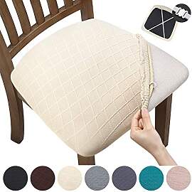 YISUN Jacquard Stuhlbezug Sitzfläche Stuhlhussen
