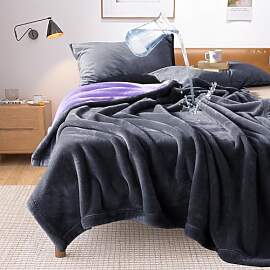 YISURE wasserdichte Decke Grau 200x150 cm für
