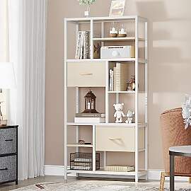 YITAHOME Bücherregal, 7 Regal Standregal mit