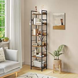 YITAHOME Bücherregal mit 6 Ebenen, Industrielles