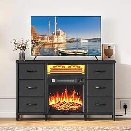 YITAHOME Elektrokamin mit Heizung, TV Schrank mit