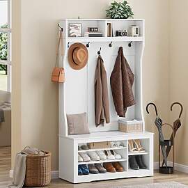 YITAHOME Garderobenständer mit Schuhbank,