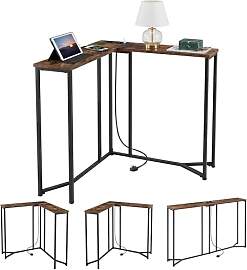 YITAHOME Konsolentisch mit Steckdosenleiste,