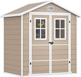 YITAHOME Kunststoff Gartenhaus 6x4.4 Fuß mit