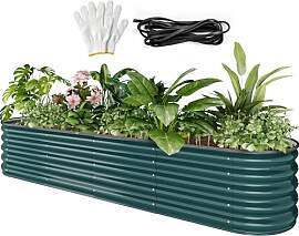 YITAHOME Outdoor Hochbeet Metall 240x61x43cm,