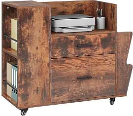 YITAHOME Rolling Aktenschrank mit Seitenhaltern