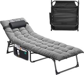 YITAHOME Sonnenliege Klappbar mit Kissen