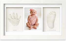 Yiukou Baby-Handabdruck und Fußabdruck Set mit