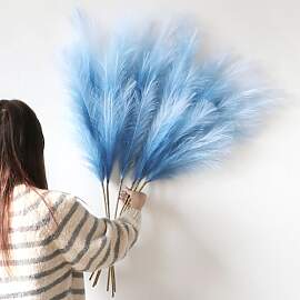 YiYa Kunstblumen Deko - 6 Stück 113CM