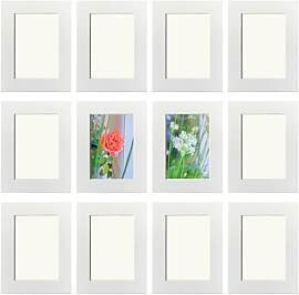 YIYINOE 12er 9x13 cm Bilderrahmen Set,Pappe Bilder 