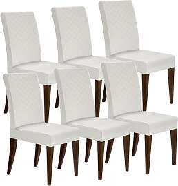 YIYIZI Stuhlhussen 6er Set Universal Stretch