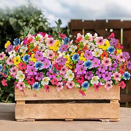 YMIFEEY 8 Stück Künstliche Blumen für Innen