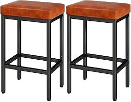 YMYNY Barhocker 2er Set, 66 cm Bar Hocker,