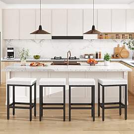 YMYNY Barhocker 4er Set, 66 cm Barstuhl,