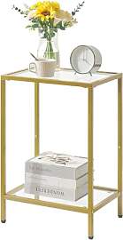 YMYNY Beistelltisch, Quadratischer Couchtisch,