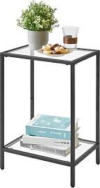 YMYNY Beistelltisch, Quadratischer Couchtisch,