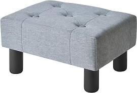 YMYNY Kleine Fußhocker, Fußbank Rechteckiger aus 