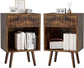 YMYNY Nachttisch 2er Set, Beistelltisch,