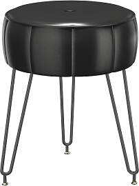 YMYNY Schminkhocker Stuhl, Hocker im Kürbisstil,