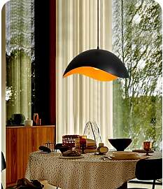 YNDD Vintage Hängelampe Esstisch, Schwarz Gold