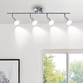 YNFLux LED Deckenstrahler 4 Flammig Schwenkbar