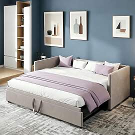 YNYHTER Schlafsofa 90/180 x 200 cm,Schlafsofa mit