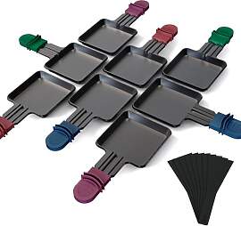 Yoassi 8 Stück Pfännchen für Raclette,