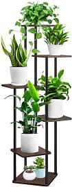 YOCOMEY 6-Tier Hölzern Blumenregal Pflanzenregal, 