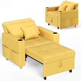 YODOLLA Schlafsofa, 97cm Extrabreit Schlafsessel